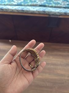 Statement Cuff Bracelet with Crystal Detail