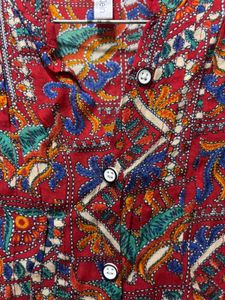 Multi-Colored Bohemian Tribal Print Dress