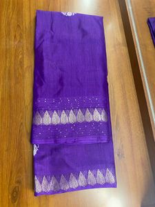 💜Purple dola Silk Saree💜 BRAND NEW
