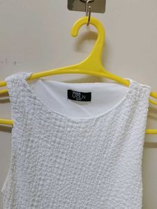 Elegant White Midi Bodycon Dress