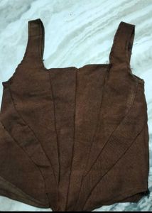 Corset Top Brown 🤎