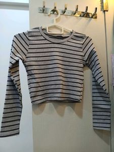 Striped Long Sleeve Top