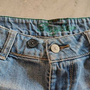 Denim Ripped Shorts