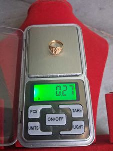 Initial 'Heart shape Gold Ring