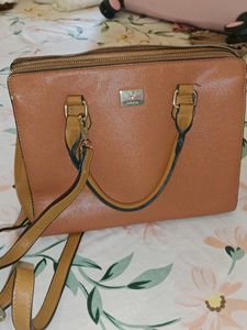 Stylish Brown Satchel Handbag