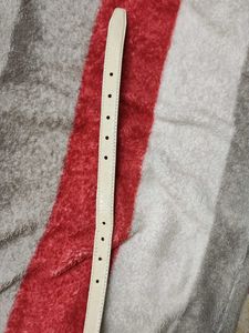 Elegant woman White Belt