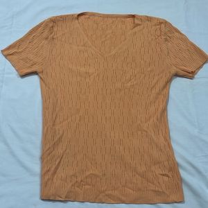 Ribbed Top Orange