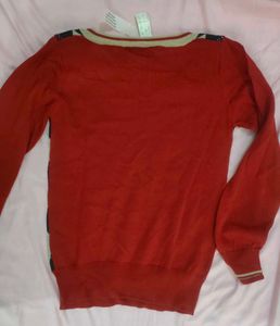 Argyle Pattern Sweater