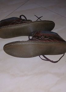 Brown Leather Ankle Boots - Brand New- UK 9/43