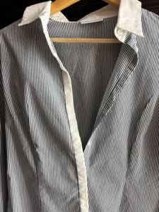 Striped Button-Down Shirt