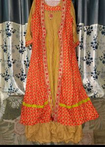 Aarya Designer exclusive Kurti and Shrug