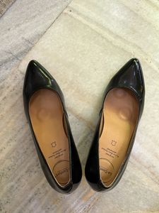 Cushioned Black Heels