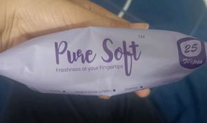 2 Packets Pure Soft Wet Wipes