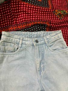 Light Wash Wide Leg Jeans