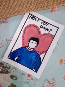 &#34;FRIENDS&#34; POSTCARD Handmade