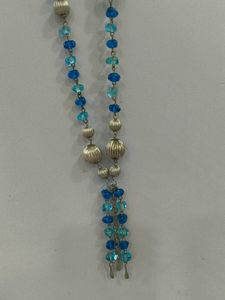 Beaded Blue Necklace