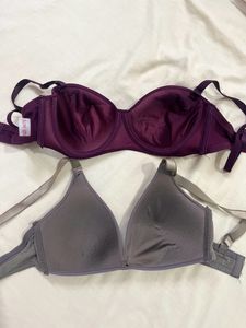 Lightly Padded Bra (Pack Of 2)