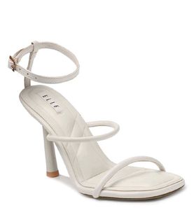 Elle White Heels