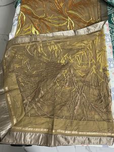 Embroidered Net Saree For party Outlook