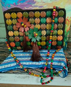 Multi Colour Sling Bag From Goa New