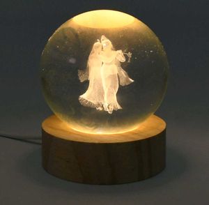 Radha Krishna Crystal Ball