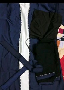 New/Unused Abaya With Dupatta Nose Piece Belt