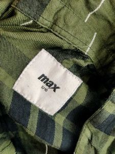 Olive And Black Checks Dress (Women&#39;s)