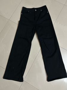 H&amp;M Wide Twill Trousers