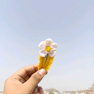 crochet hair pins for baby girl 🧶🥳