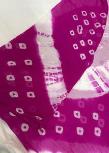 Tie dye+bandhni chiffon dupatta