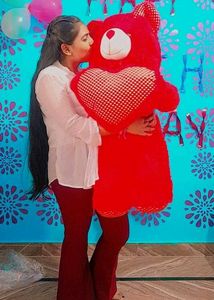 Red Teddy Bear. TODAY OFFER ONLY IN 1000RS