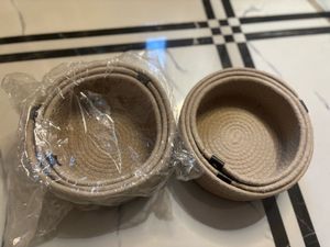 6 pieces Woven Storage Baskets just 399