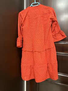 Chicken Rust Dress