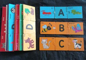 Alphabet Puzzles Matching Game