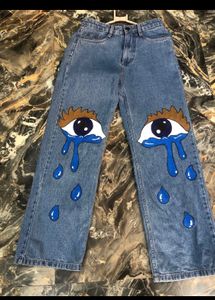 Hand Painted Jeans