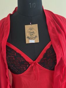 Red Lingerie Set