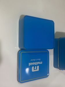 Muthoot Blue Tin Box