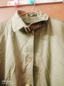 Olive Green Trench Coat