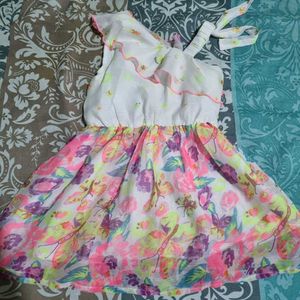 Cute Floral Girls Dress