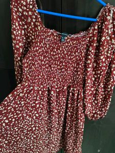 Floral Print Mini Dress