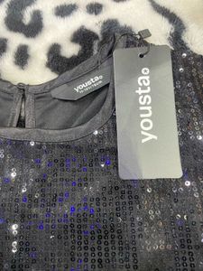 Sequin Black Girls Top🦋