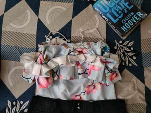 Cute Combo (Off Shoulder Top And H&amp;M Shorts)