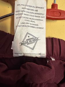 New Maroon Cargo Pants