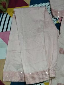 Pink Embroidered Kurta Set