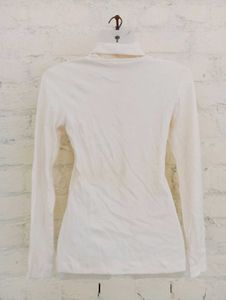 High neck Crop Sweater