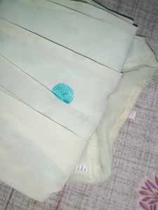 Green Top And Tunic Type For Women Empire Shape.