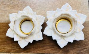 Resin lotus candle holder 💕