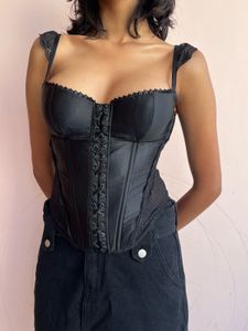 Black Corset Top ( Size S )