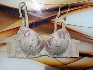 Floral Embroidered Bra
