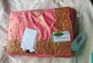 Designer Saree With Full Stone Work